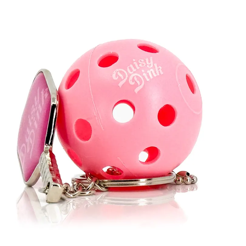 Cute Pickleball Keychain - Gift for Women Players & Bag Charm | Daisy Dink