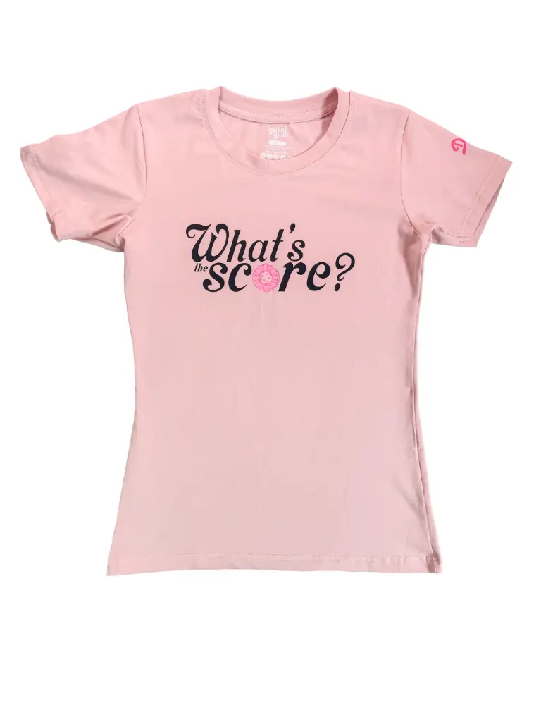 Daisy Dink "What's the Score" Pickleball T-Shirt | Funny Women's Graphic Tee